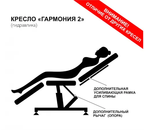 Педикюрное кресло «ГАРМОНИЯ-2», гидравлика