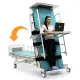 MET LIFT UP Электрическая четырёхсекционная кровать-вертикализатор с функцией переворачивания и туалетом