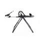 Инверсионный стол складной DFC STYLE чёрный, U-образный фиксатор