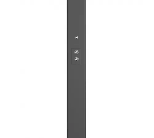 Баскетбольная стойка стационарная UNIX Line B-Stand-PC 72"x42" R45 H230-305 см