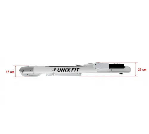Беговая дорожка UNIXFIT Hi-tech F1 Arctic Ice
