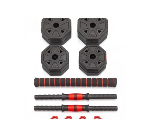 Гантели гексагональные разборные с грифом, 10 кг. (2 шт. х 5 кг.) VictoryFit VF-DН100