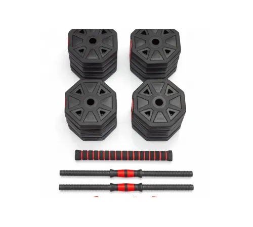 Гантели гексагональные разборные с грифом, 50 кг. (2 шт. х 25 кг.) VictoryFit VF-DН500